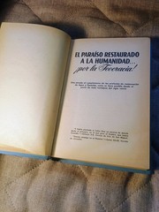 El Paraíso Restaurado a la Humanidad… Spanish 1974 Watchtower Illustrated