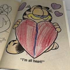Garfield 1988 A Coloring Book Golden 31 Pages Vintage Used See Pics/80