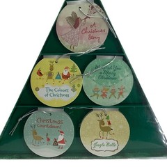 Five Mile Publisher Christmas Tree Bauble Board Books Ornaments NEW 2.75″ Each