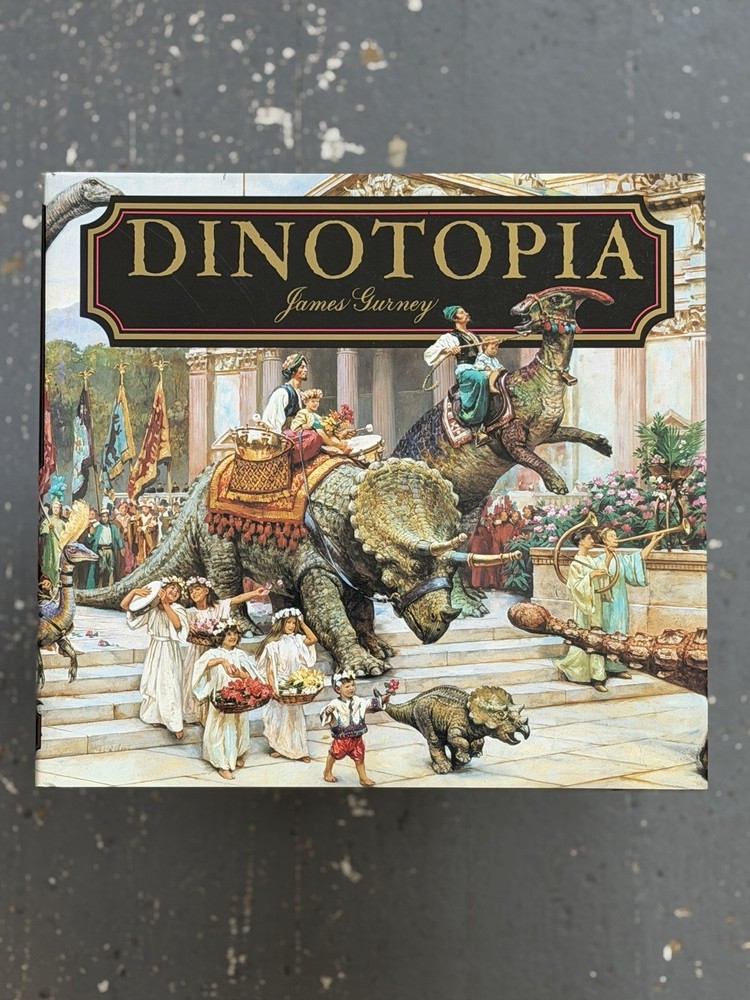 DINOTOPIA by James Gurney. HC/DJ 1ST EDITION 1992 — Excellent — Dinosaurs!