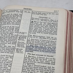 Bible Scofield Reference Edition 1945 KJV Oxford Black Morocco Leather lined