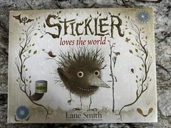 Lane Smith – Stickler Loves the World SIGNED 1st Edition
