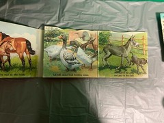 Vintage Children’ Animal books – Barn Panorama/Old MacDonald/Farmer Jones+1
