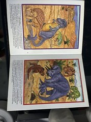 Dinosaur The Armored Giants Dinosaur Puzzle Book Hardcover EXCELLENT Vintage