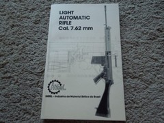 Imbel FN FAL Light Automatic Rifle book 7.62mm English Version 110 Pages  NEW