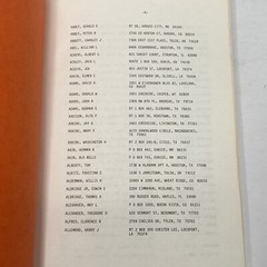 AMOCO Mailing Addresses of Retired Employees 1986 American Oil Company 104 pages