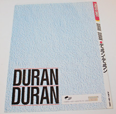 2 – Vintage 1984 Duran Duran Book lot OF WORDS & PHOTO SHOT w DJ Japan LP LYRICS