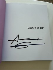 Cook It Up Signed Alex Guarnaschelli First Edition HC Cookbook First Printing