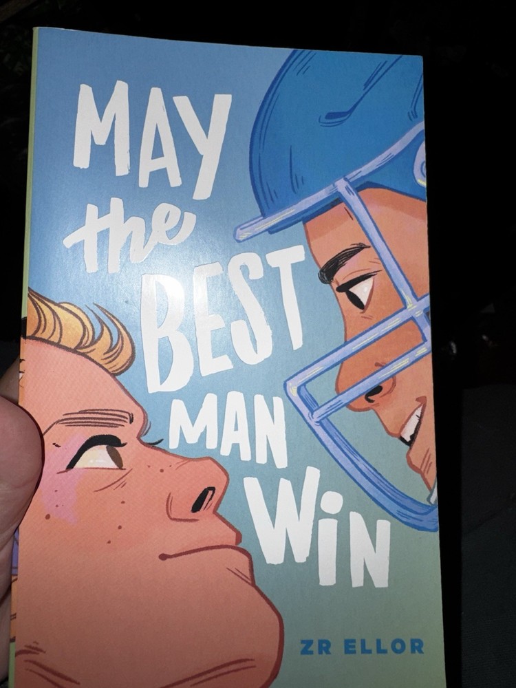 Z. R. Ellor May the Best Man Win Trade Paperback 2022 Square Fish YA Romance