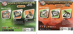 Dinosaurs & Baby Animals – Interactive Coloring & Activity Book4D Set of 2 Book
