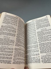 Holy Bible Study Edition The National Bible Press King James Creme Leather READ