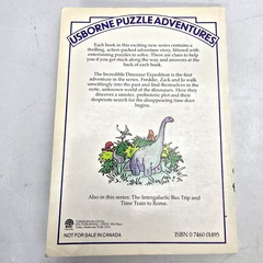 The Incredible Dinosaur Expedition Karen Dolby Usborne Puzzle Kids Book Vintatge