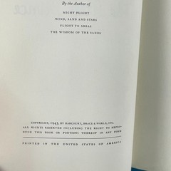 The Little Prince by Antoine de Saint-Exupéry – Harcourt Brace & World – HC/DJ