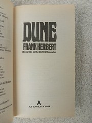 Dune Trilogy Children of Dune Messiah Frank Herbert ACE Books Edition Paperback