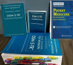 DSM 5 TR + Index tab, Desk Reference ( pb ) , Classification & POCKET medicine 7