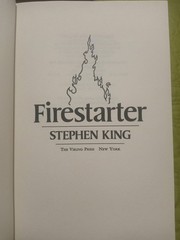 Firestarter Stephen King First Edition HCDJ~ 1980 Viking Press