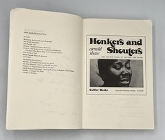 Vintage Honkers And Shouters Arnold Shaw First Edition Paperback 1978 Books