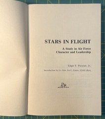 Stars in Flight A Study In Air Force Character and Leadership Edgar F Puryear Jr