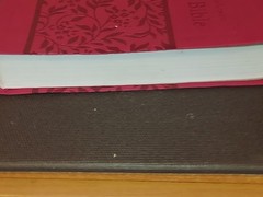 Red King James Version Holy Bible Imitation Leather Small Print in English