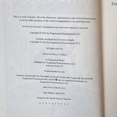 The Frugal Wizard’s Handbook for Surviving Medieval England Brandon Sanderson