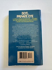 Blye, Private Eye by Nicholas Pileggi (1987, Mass Market) A4
