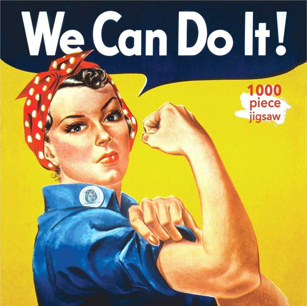 Adult Jigsaw Puzzle J. Howard Miller: Rosie the Riveter Poster: 1000-Piece Other