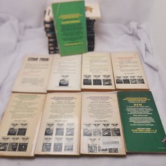 1960s James Blish Star Trek book lot and Log book series (incomplete)