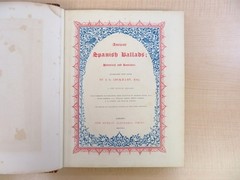 J.G. Lockhart, “Ancient Spanish ballads London 7.8in x 9.8in in English 1847