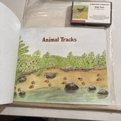 Animal Tracks W/ Cassette Tape W/ Bag By: Arthur Dorros 1991 Like New Vintage