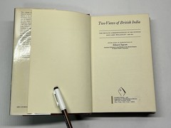 Two Views of British India: Private Correspondence of Mr.Dundas and … Hardback