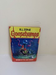 Goosebumps 34 Revenge Of The Lawn Gnomes First Printing w/ Sticker R. L. Stine