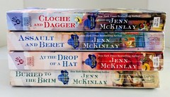 Lot Of 4 JENN MCKINLAY „HAT SHOP MYSTERY” Paperback Books