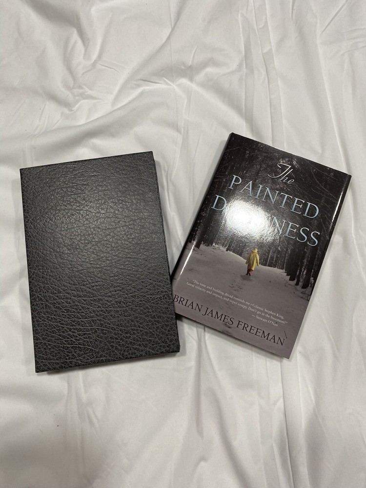 The Painted Darkness by Brian Freeman, SIGNED Limited Edition, HCDJ in Slipcase