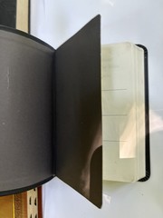 Lot 3 Bibles Leather Vtg King James + ABR + Compact Thinline Go Anywhere Black
