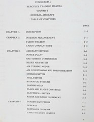 RARE: COMMERCIAL HERCULES TRAINING MANUAL VOLUME 1-7 GENERAL AIRCRAFT JULY 1966