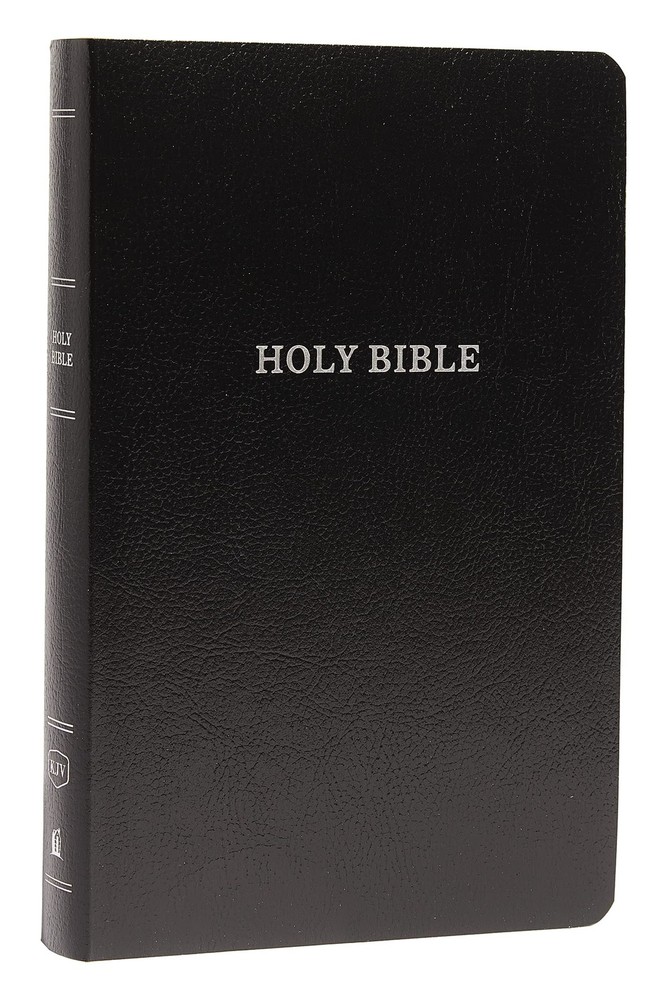 KJV Holy Bible: Gift and Award, Black Leather-Look, Red Letter, Comfort…