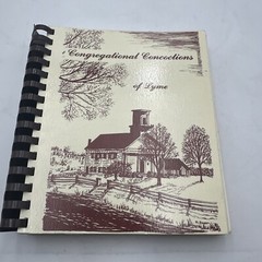 Lyme Conn. 1982 Congregational Concoctions Spiral 393 Pages Vintage Recipe Book