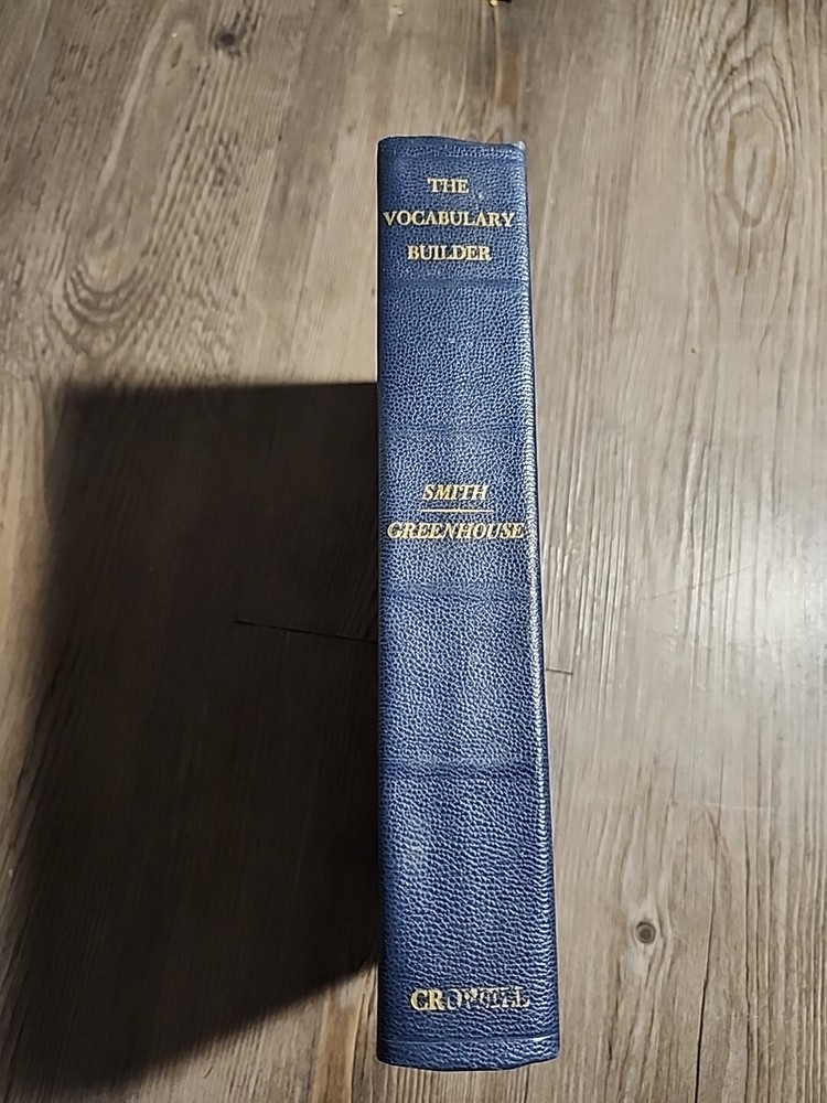 Vocabulary Builder by S. S. Smith Revised By Herbert Greenhouse 2nd Ed. 1964 HC