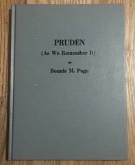 Pruden (As We Remember It) Hardcover by Bonnie M. Page Tennessee/Kentucky Coal