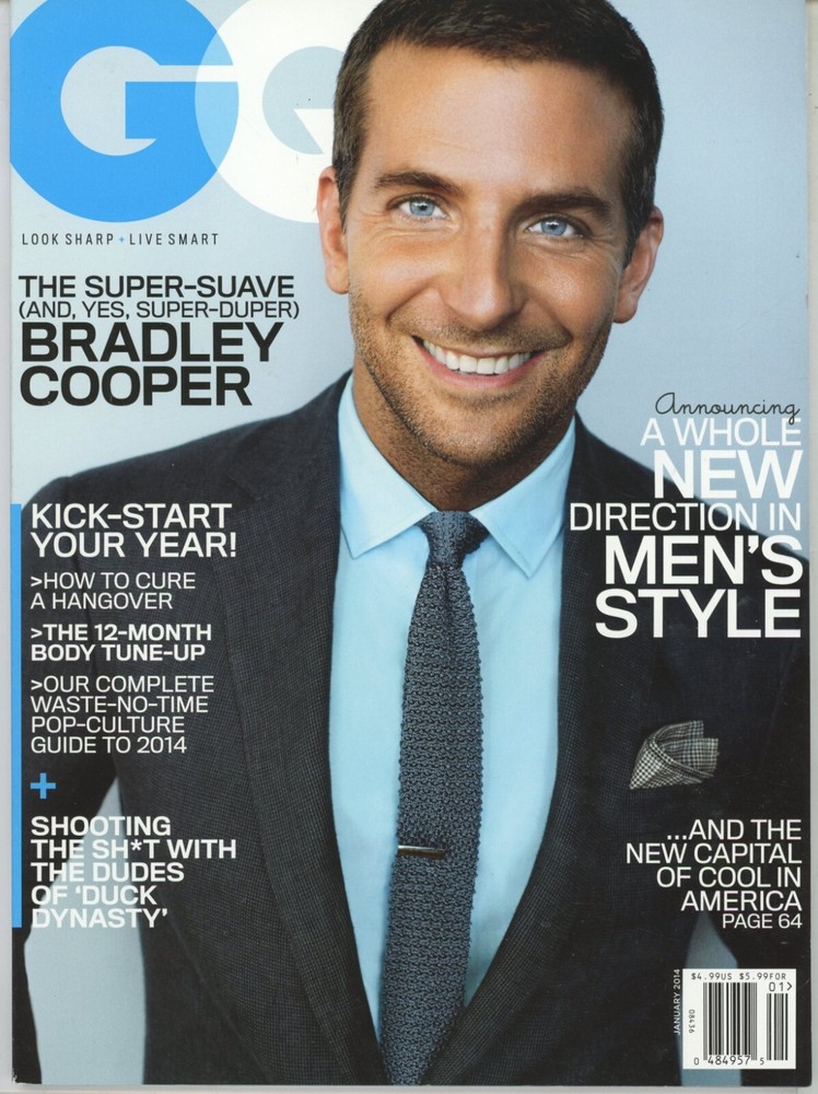 ^GQ Magazine – January 2014 with Bradley Cooper on the cover