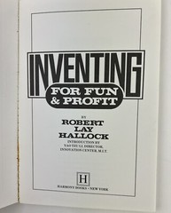 1978 Inventing for Fun and Profit by Robert Lay Hallock Paperback 96 Pages