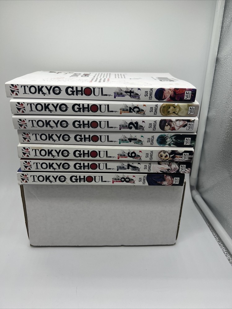 TOKYO GHOUL Manga Lot Volume 1-4 6-8 English Viz Media Read