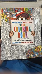 Where’s Waldo? The Coloring Book NEW Kids & Adults Martin Hanford Art Design