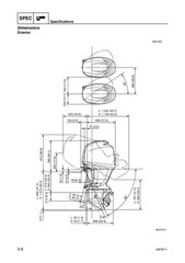 YAMAHA F150A FL150A Outboard Motor Service Manual BIND, FRONT & BACK, XL FOLDOUT