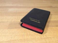 New Testament and Psalms, National Bible Press, Red Letter, 1941, Box