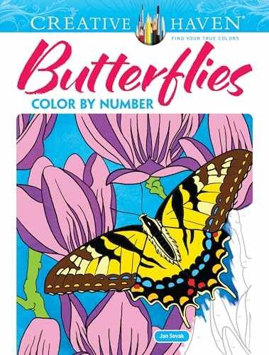 Creative Haven Butterflies – Paperback, by Sovak Jan; Creative – Very Good o