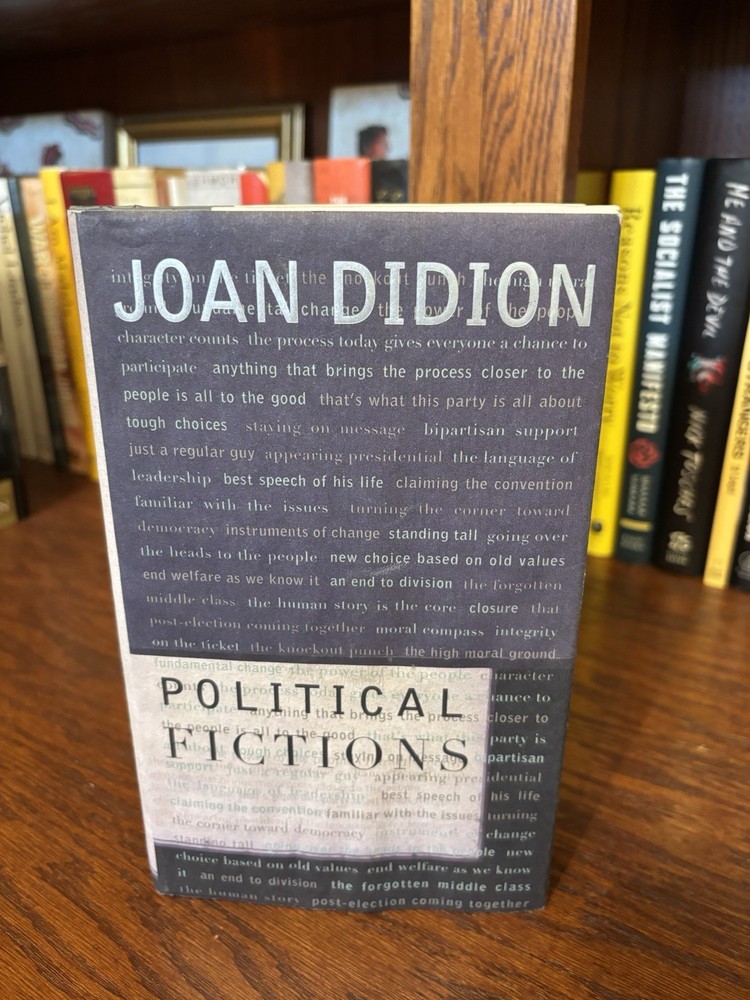 Political Fictions. Joan Didion. 1st HC Ptg. Knopf 2001. Near Fine Unread