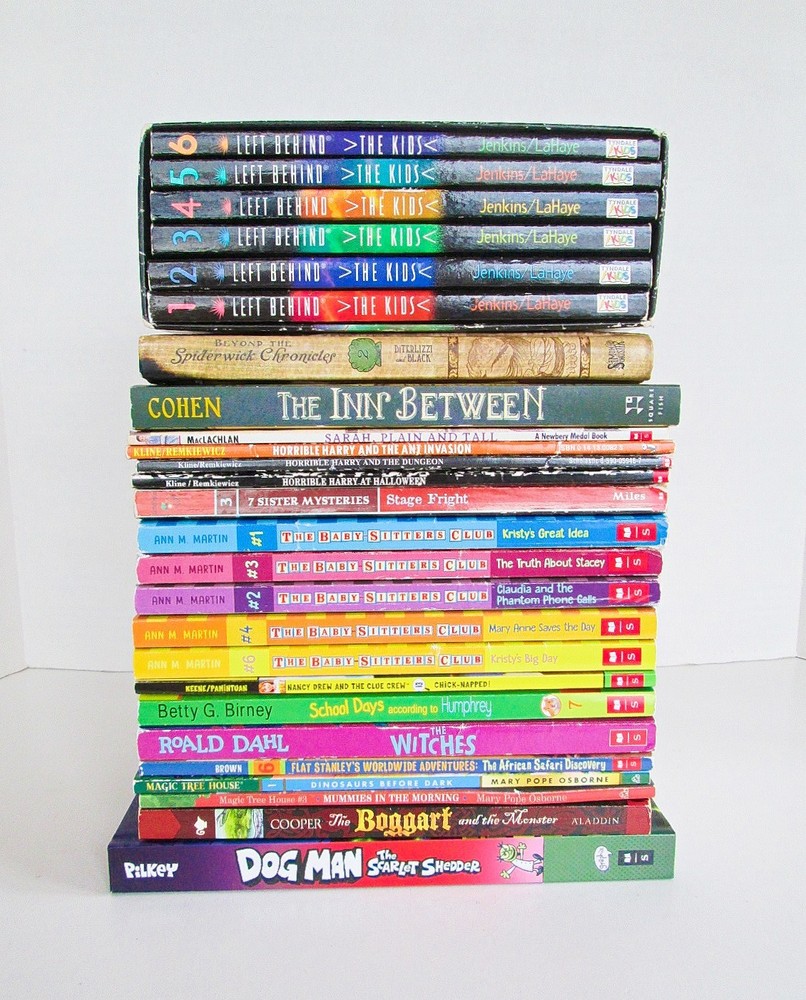 Kids Books Lot of 26, Scholastic, Popular and Others, Mixed School Ages Genres