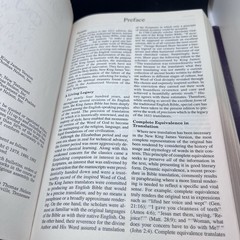 1982 Nelson Holy Bible New King James Version NKJV Black Leather Red Letter