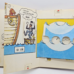 Vintage 1973 The Magic Word Book Pop-Up Electric Company Random House CTW
